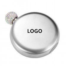 5oz Stainless Steel Portable Pocket Wine Pot with Diamond Lid